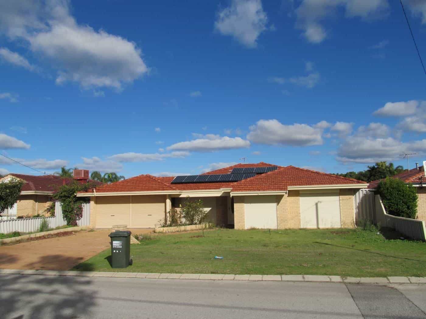 A solar-powered house in Western Australia